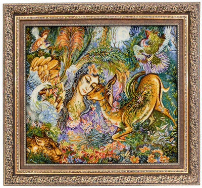 Afbeelding tapijt 90x95cm - Oosters Tapijt