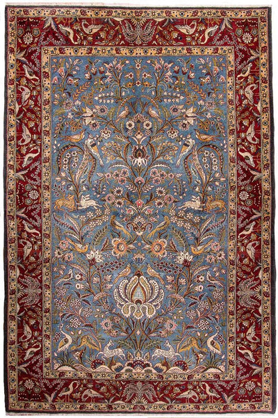 Qom Tapijt 137x207cm - Perzisch tapijt