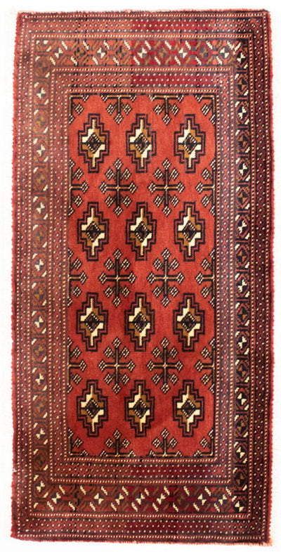 Turkaman tapijt 50x100cm - Perzisch tapijt