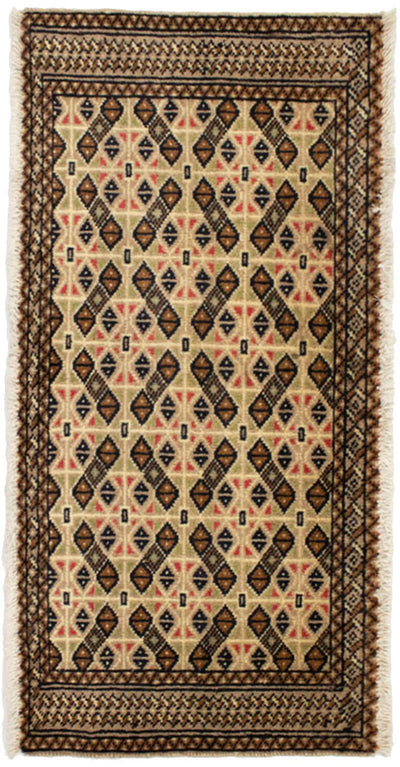 Turkaman tapijt 50x100cm - Perzisch tapijt