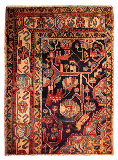 Nahavand Tapijt 88x120cm - Perzisch tapijt