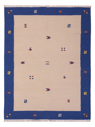 Moderne kilim Tapijt - Wollen tapijt
