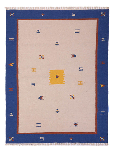Moderne kilim Tapijt - Wollen tapijt