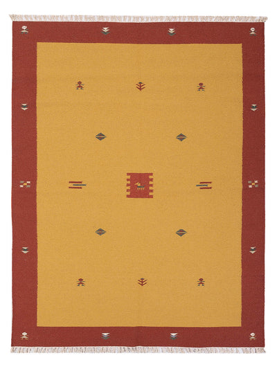 Moderne kilim Tapijt - Wollen tapijt