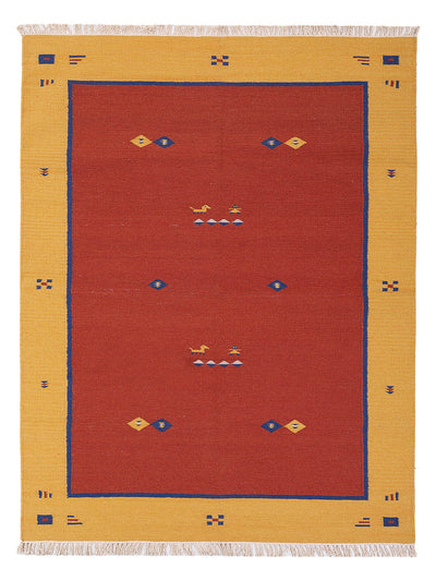 Moderne kilim Tapijt - Wollen tapijt