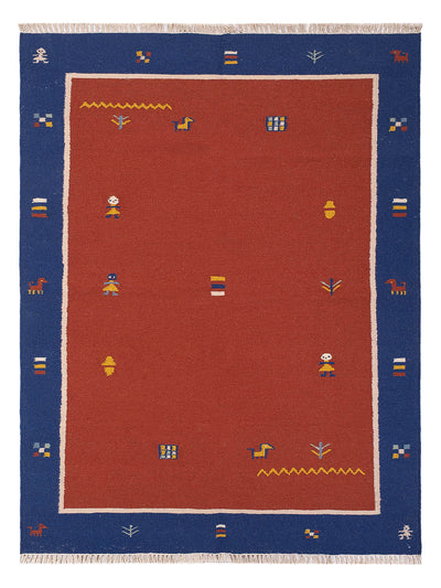 Moderne kilim Tapijt - Wollen tapijt
