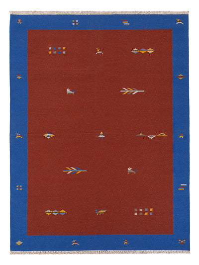 Moderne kilim Tapijt - Wollen tapijt