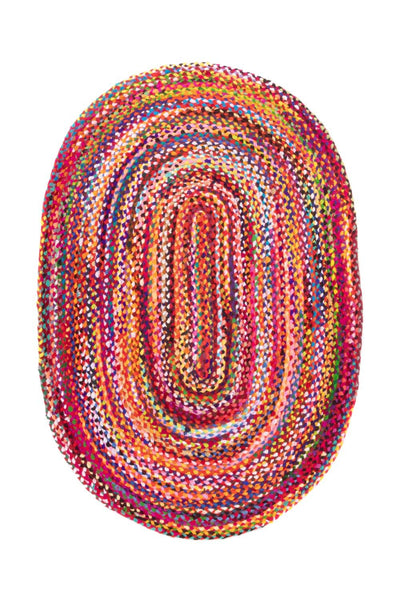 Jute tapijt Tapijt Indigo Stripy