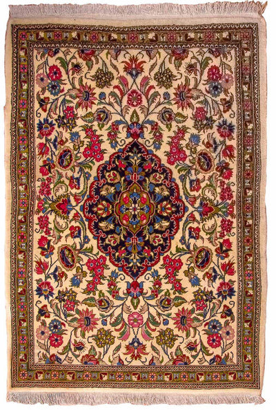 Qom Tapijt 77x110cm - Perzisch tapijt