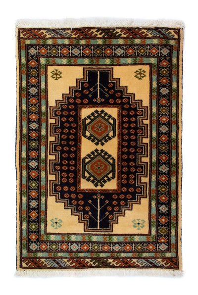 Turkaman tapijt 64x91cm - Perzisch tapijt