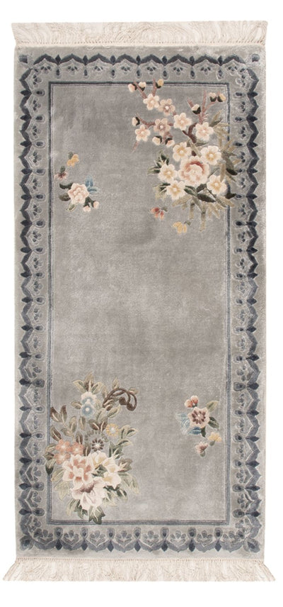 Chinese zijde Tapijt 60x124cm - Oosters Tapijt