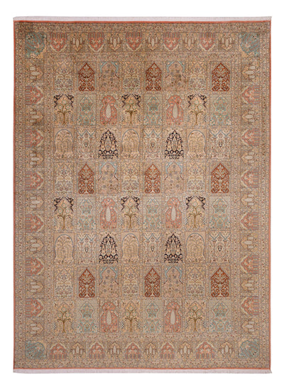 Kasjmir zijde Tapijt 273x381cm - Oosters Tapijt