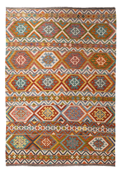 Kilim Maimana Tapijt 209x304cm - Wollen tapijt