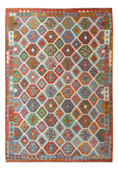Kilim Maimana Tapijt 204x296cm - Wollen tapijt
