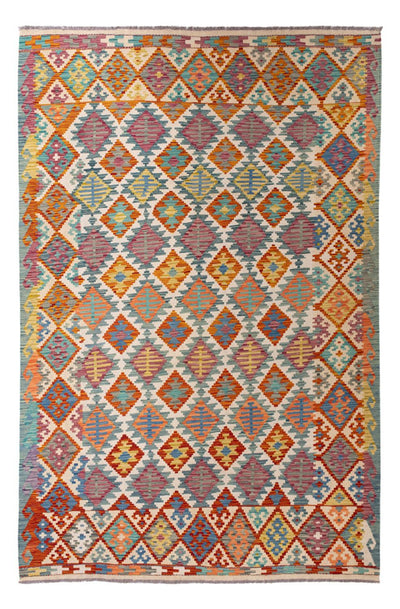 Kilim Maimana Tapijt 198x298cm - Wollen tapijt