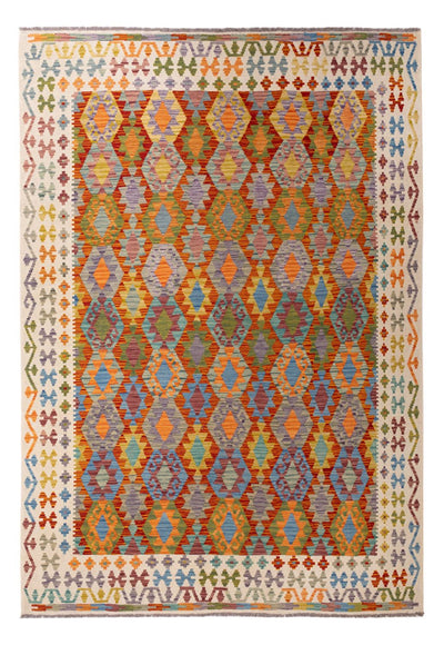 Kilim Maimana Tapijt 202x298cm - Wollen tapijt
