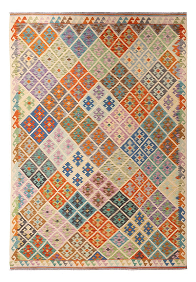 Kilim Maimana Tapijt 210x303cm - Wollen tapijt
