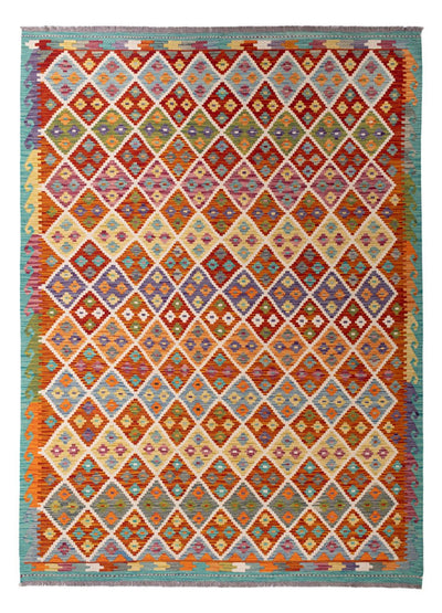 Kilim Maimana Tapijt 213x293cm - Wollen tapijt