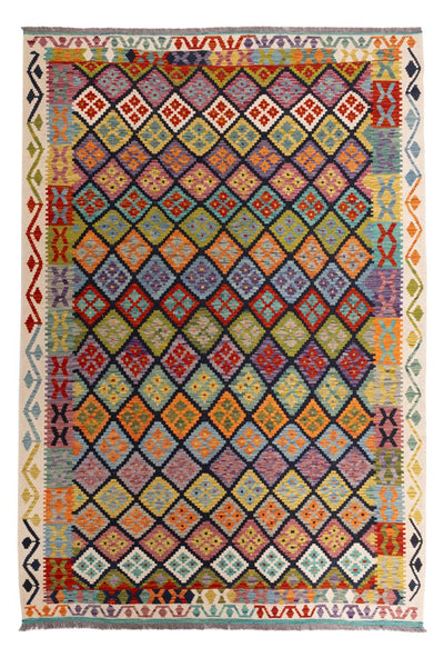 Kilim Maimana Tapijt 206x298cm - Wollen tapijt