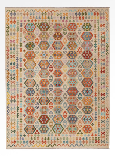 Kilim Maimana Tapijt 252x338cm - Wollen tapijt