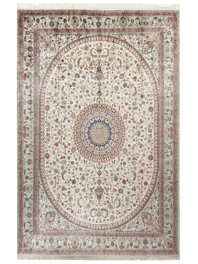 Chinese zijde Tapijt 277x366cm - Oosters Tapijt