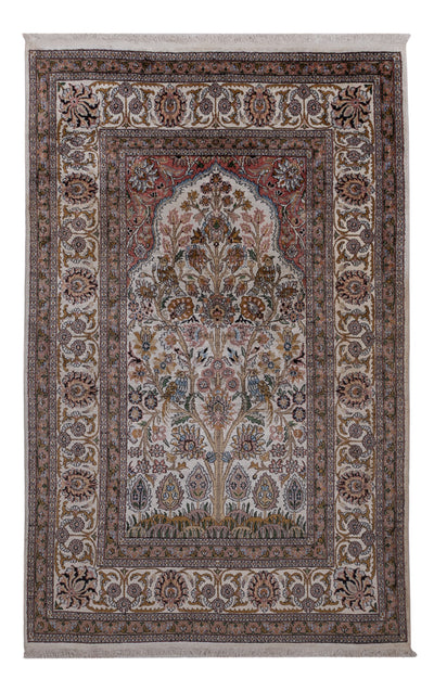 Kasjmir zijde Tapijt 116x186cm - Oosters Tapijt