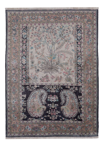 Kasjmir zijde Tapijt 123x178cm - Oosters Tapijt