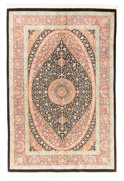 Qom zijde Tapijt 101x154cm - Perzisch tapijt