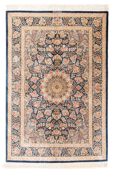 Qom zijde Tapijt 100x152cm - Perzisch tapijt
