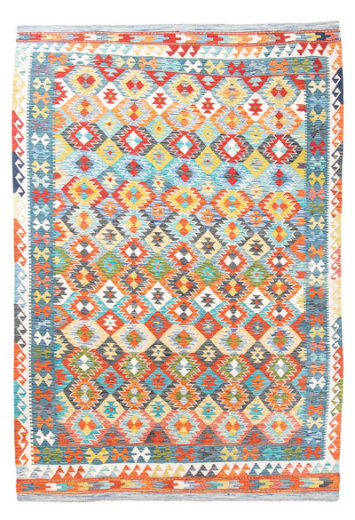 Kilim Maimana Tapijt 202x290cm - Wollen tapijt