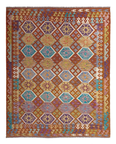 Kilim Maimana Tapijt 201x247cm - Wollen tapijt
