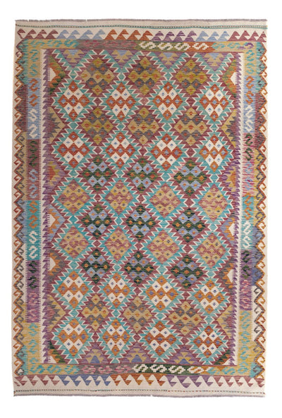 Kilim Maimana Tapijt 195x285cm - Wollen tapijt