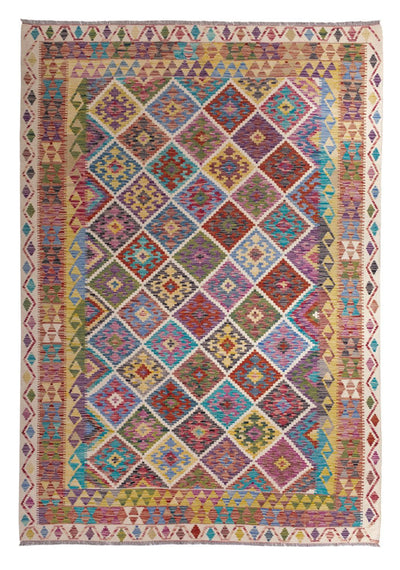 Kilim Maimana Tapijt 206x285cm - Wollen tapijt