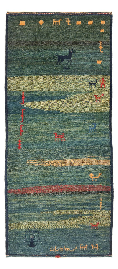 Perzische Gabbeh Tapijt 87x195cm - Perserteppich Wollteppich