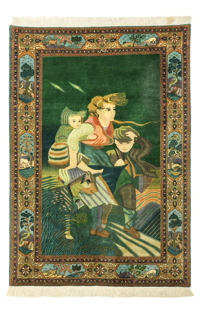 Tabriz - 50 Raj Tapijt 103x153cm - Perzisch tapijt