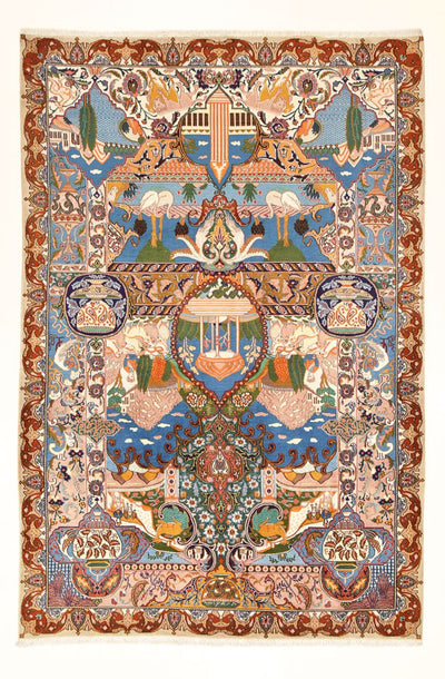 Kashmar Tapijt 201x302cm - Perzisch tapijt