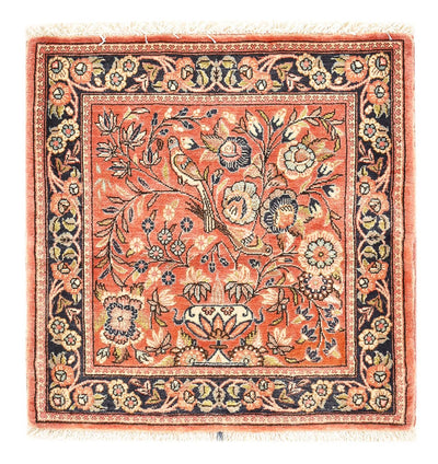 Rafsanjan Tapijt 58x59cm - Perzisch tapijt