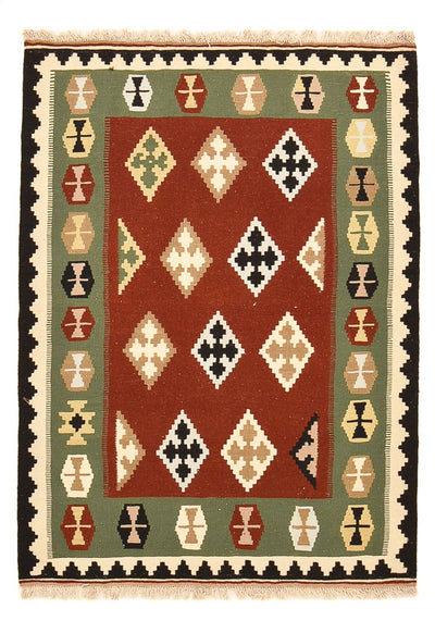 Kilim Fars 110x146cm - meerkleurig