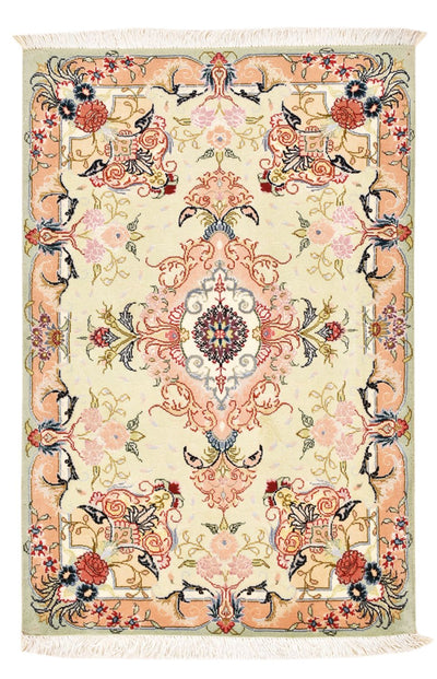 Tabriz - 50 Raj Tapijt 60x90cm - Perzisch tapijt