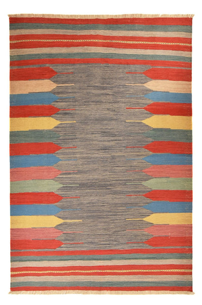 Moderne kilim Tapijt 192x288cm - Wollen tapijt