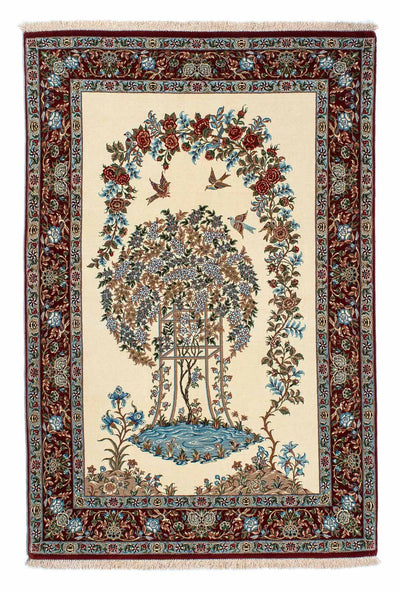 Qom Tapijt 133x207cm - Perzisch tapijt