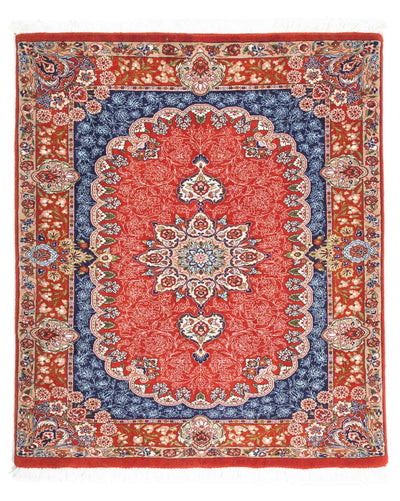Qom Tapijt 93x111cm - Perzisch tapijt