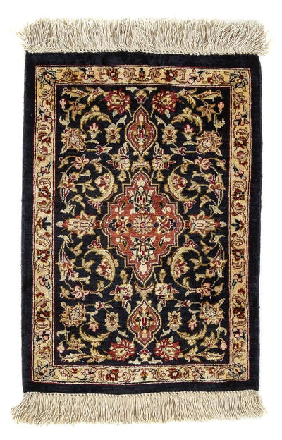 Qom zijde Tapijt 28x41cm - Perzisch tapijt