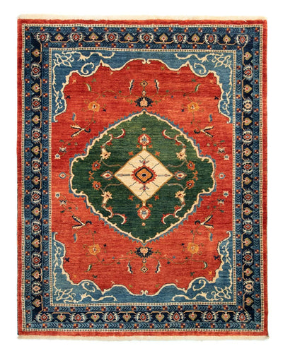 Loribaft Tapijt 152x190cm - Perserteppich Wollteppich