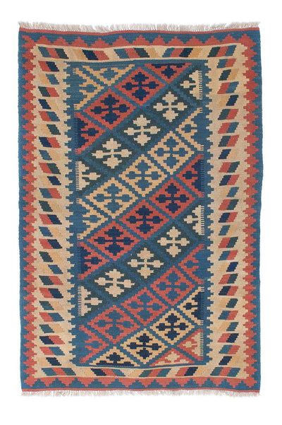 Kilim Fars 116x175cm - blauw