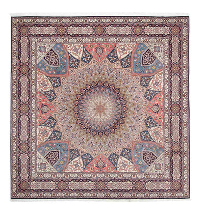 Tabriz - 50 Raj Tapijt 255x257cm - Perzisch tapijt