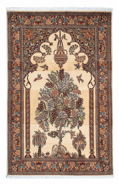 Qom Tapijt 135x210cm - Perzisch tapijt