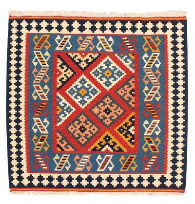Kilim Fars 103x105cm - donkerrood