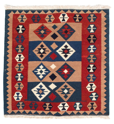 Kilim Fars 97x100cm - meerkleurig