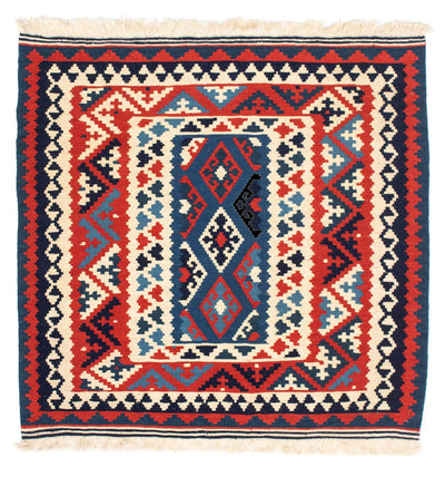 Kilim Fars 102x102cm - meerkleurig
